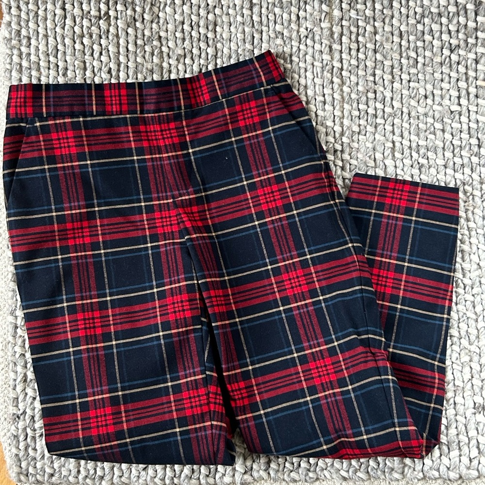 Jcrew Plaid Hayden Pant